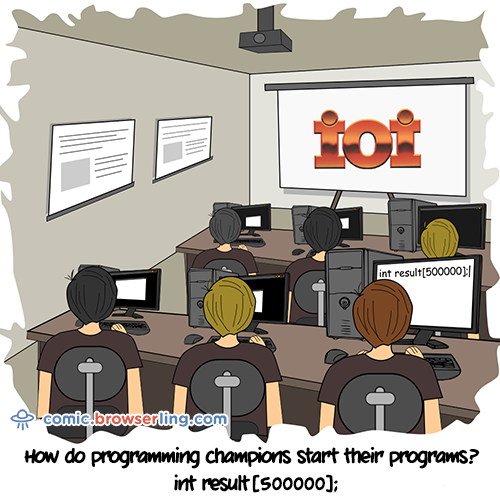 International Olympiad in Informatics - Web Joke Tech Jokes