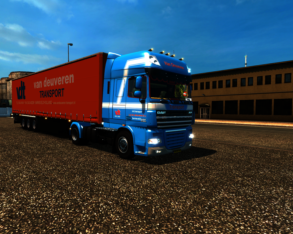 ets2 Daf 105XF 4x2 + Krone profiliner int - prive skin ets2