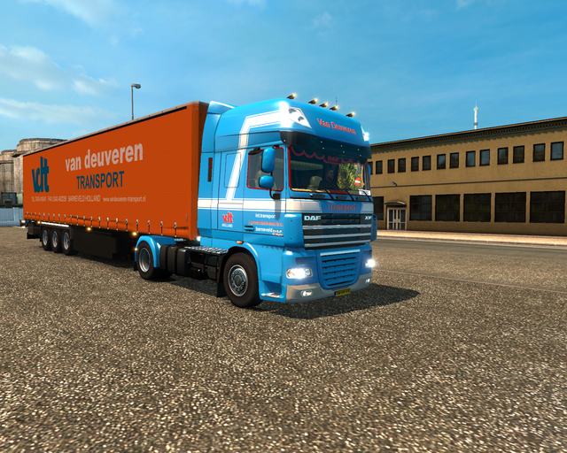 ets2 Daf 105XF 4x2 + Krone profiliner int prive skin ets2