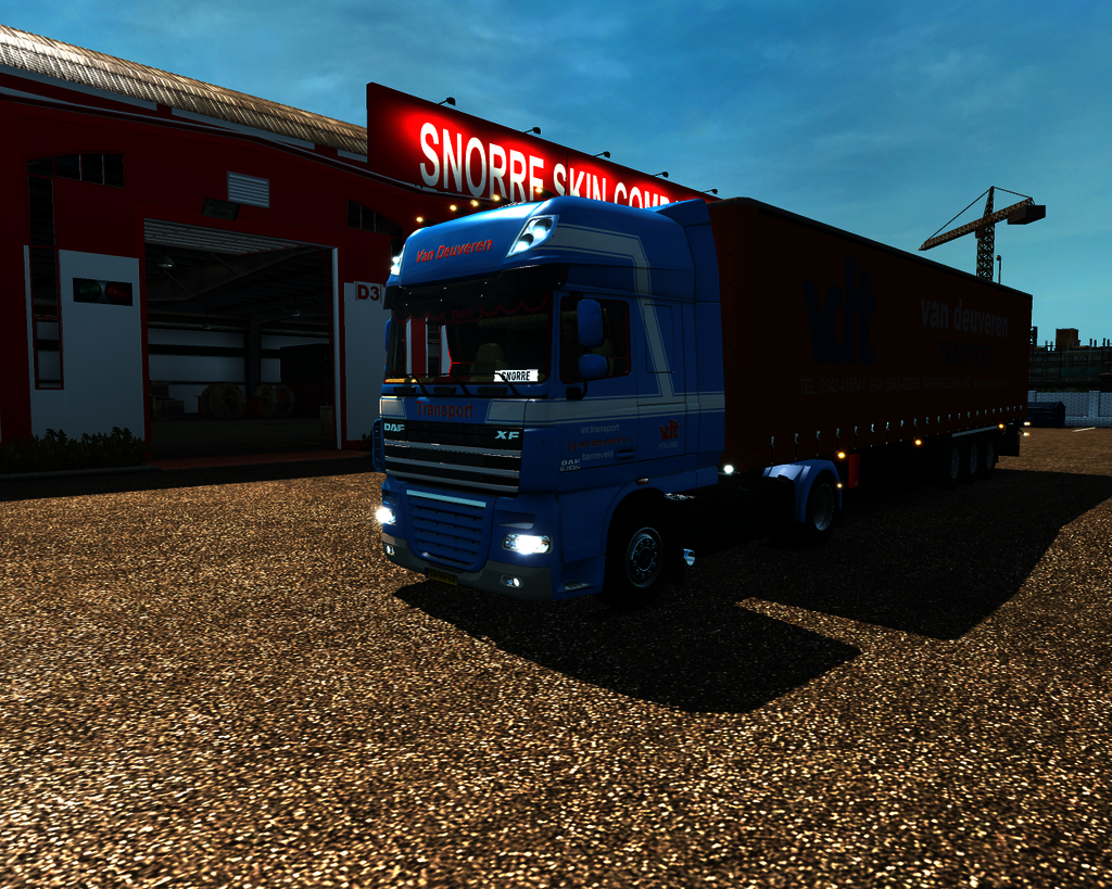 ets2 Daf 105XF 4x2 + Krone profiliner int - prive skin ets2