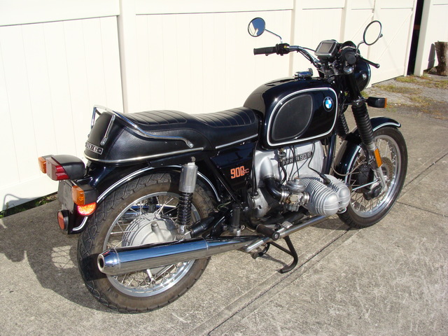 4970271 '76 R90-6, Black, Dual Disc, Garman. (15) 1976 BMW R90/6, Black. Dual Disc, Stainless Spokes, Koni Shocks, 46,891 Miles.