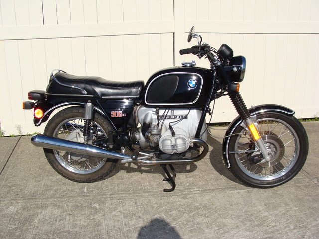 4970271 '76 R90-6, Black, Dual Disc, Garman. (16) 1976 BMW R90/6, Black. Dual Disc, Stainless Spokes, Koni Shocks, 46,891 Miles.