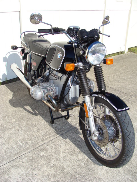 4970271 '76 R90-6, Black, Dual Disc, Garman. (25) 1976 BMW R90/6, Black. Dual Disc, Stainless Spokes, Koni Shocks, 46,891 Miles.