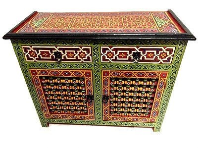 Moroccan Moucharabi Moucharabieh Console Storage T Picture Box