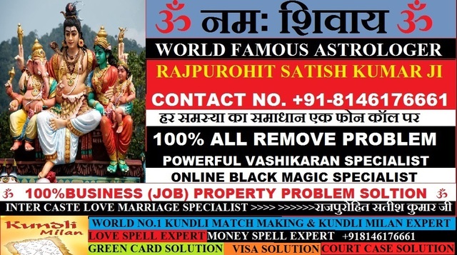 8146176661 World Famous Pandit ji (*(+91-8146176661)*) LOve problem Solution Astrologer In UK ,USA ,UAE