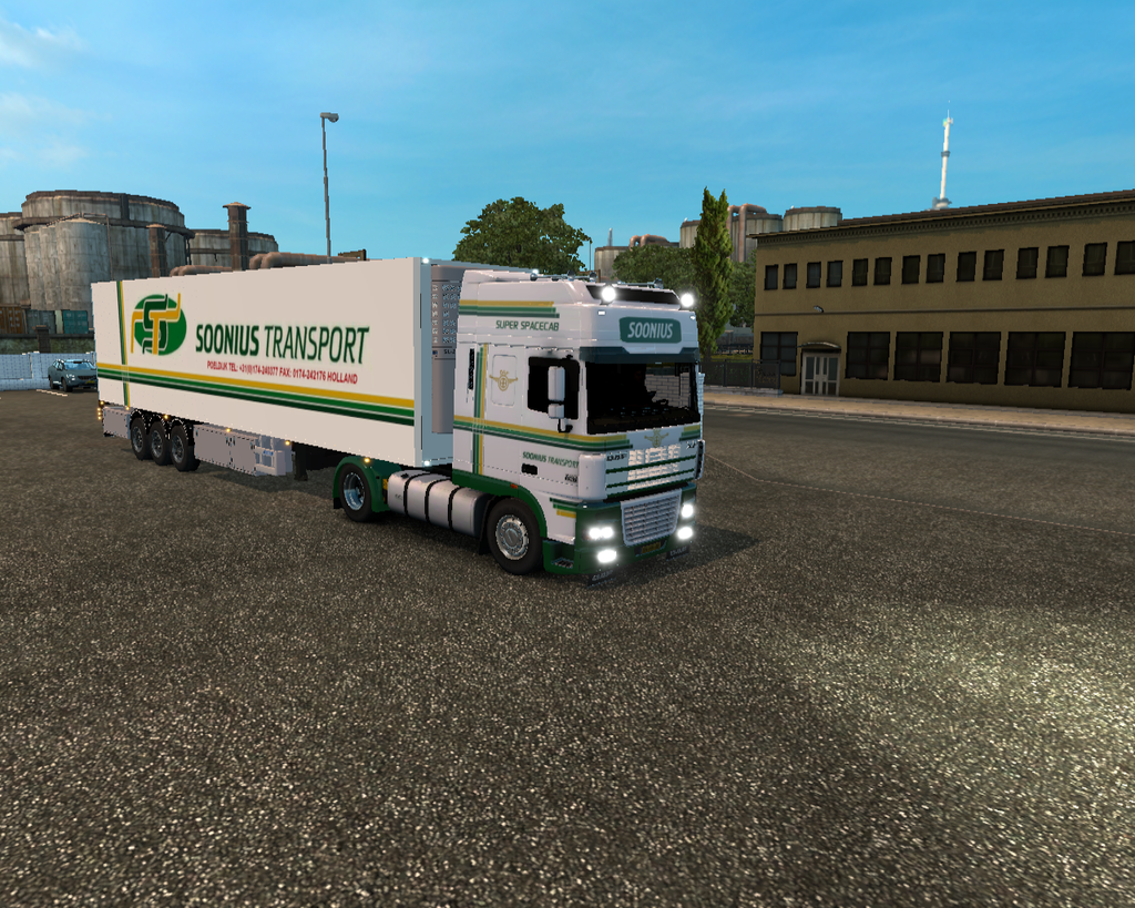 ets2 Daf 95 XF 4x2 Super Space Cab + Narko Soonius - prive skin ets2