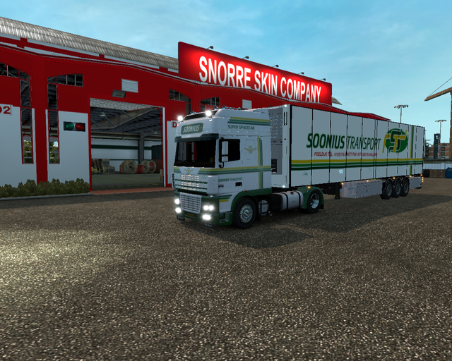 ets2 Daf 95 XF 4x2 Super Space Cab + Narko Soonius prive skin ets2