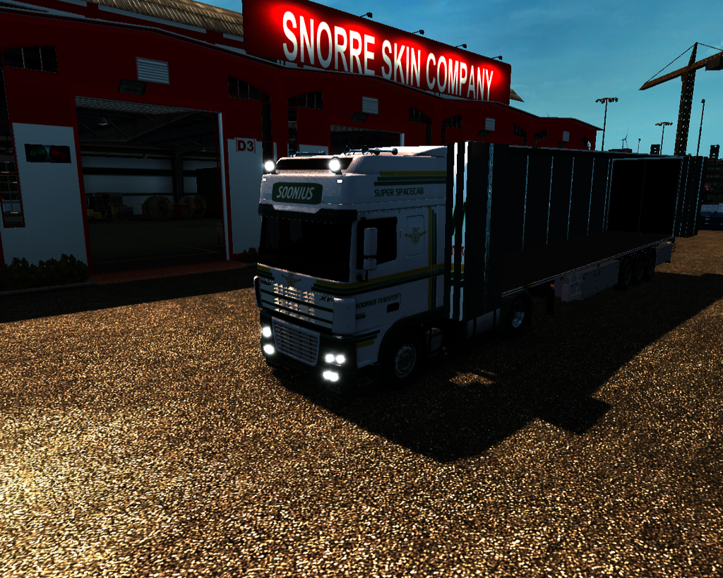 ets2 Daf 95 XF 4x2 Super Space Cab + Narko Soonius - prive skin ets2