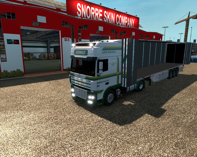 ets2 Daf 95 XF 4x2 Super Space Cab + Narko Soonius prive skin ets2