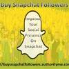 Buying Snapchat Followers - Buy Snapchat Followers