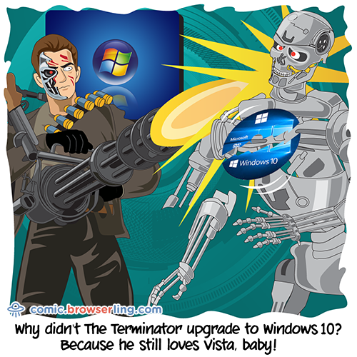 Terminator - Web Joke Tech Jokes