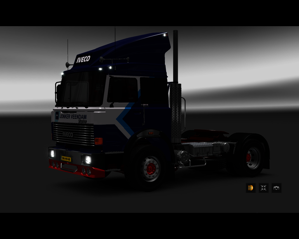 ets2 Iveco Turbostar 190-38 4x2 Jonker Veendam Hol - prive skin ets2