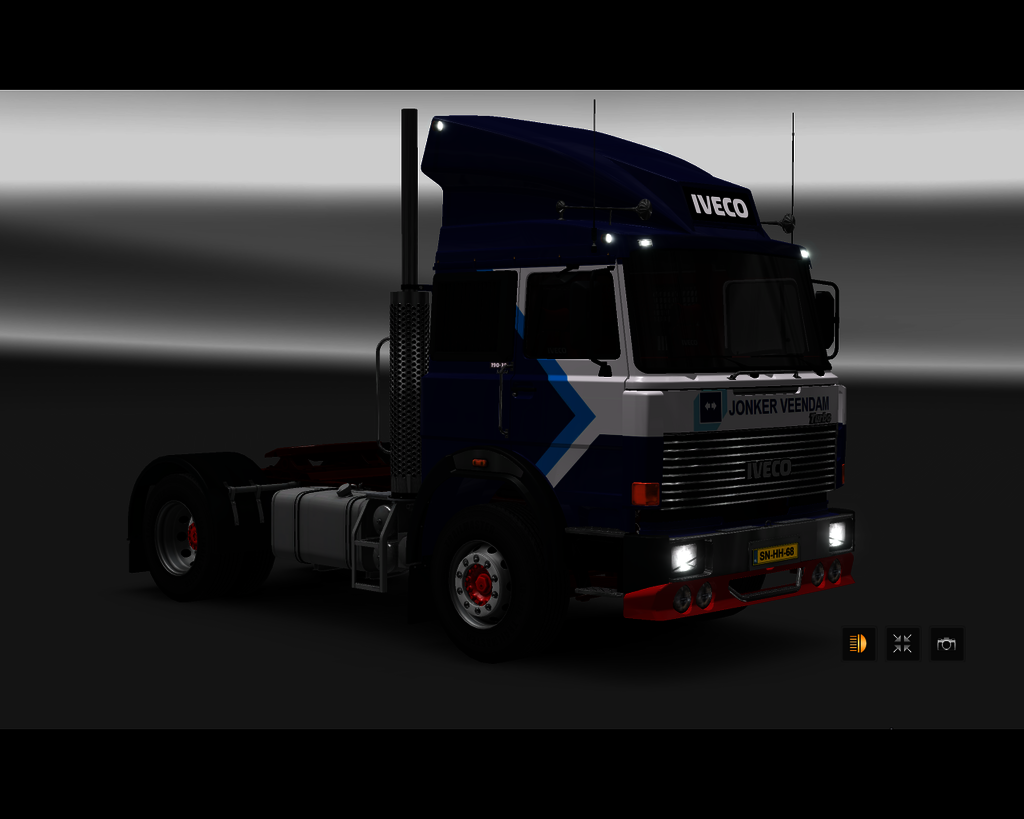 ets2 Iveco Turbostar 190-38 4x2 Jonker Veendam Hol - prive skin ets2