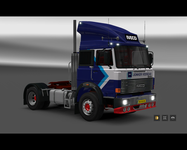 ets2 Iveco Turbostar 190-38 4x2 Jonker Veendam Hol prive skin ets2