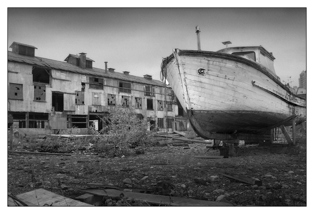 North Van boat Film photography