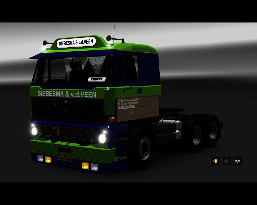 ets2 Daf 3300 ATI 6x4 Siebesma & v.d - prive skin ets2