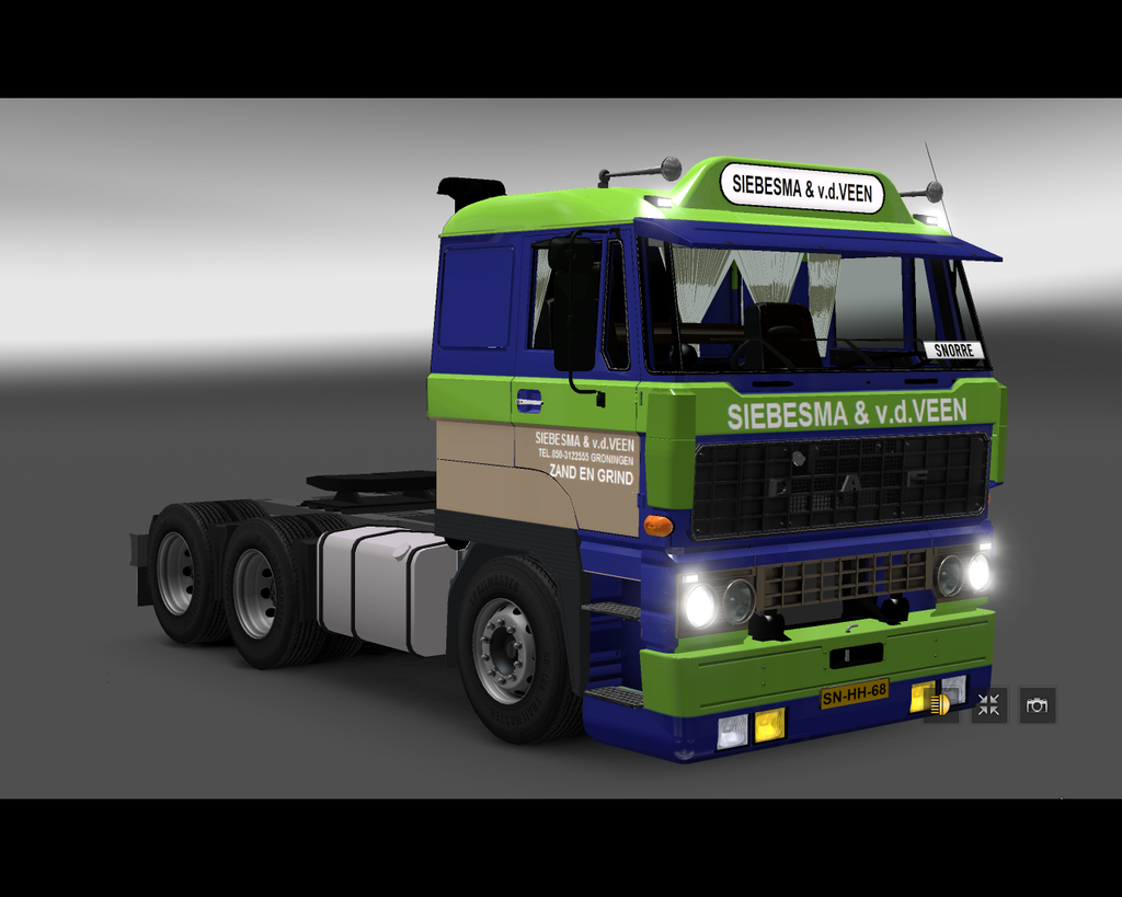ets2 Daf 3300 ATI 6x4 Siebesma & v.d - prive skin ets2