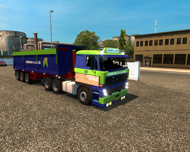 ets2 Daf 3300 ATI 6x4 + Bulthuis Kipper Siebesma & prive skin ets2