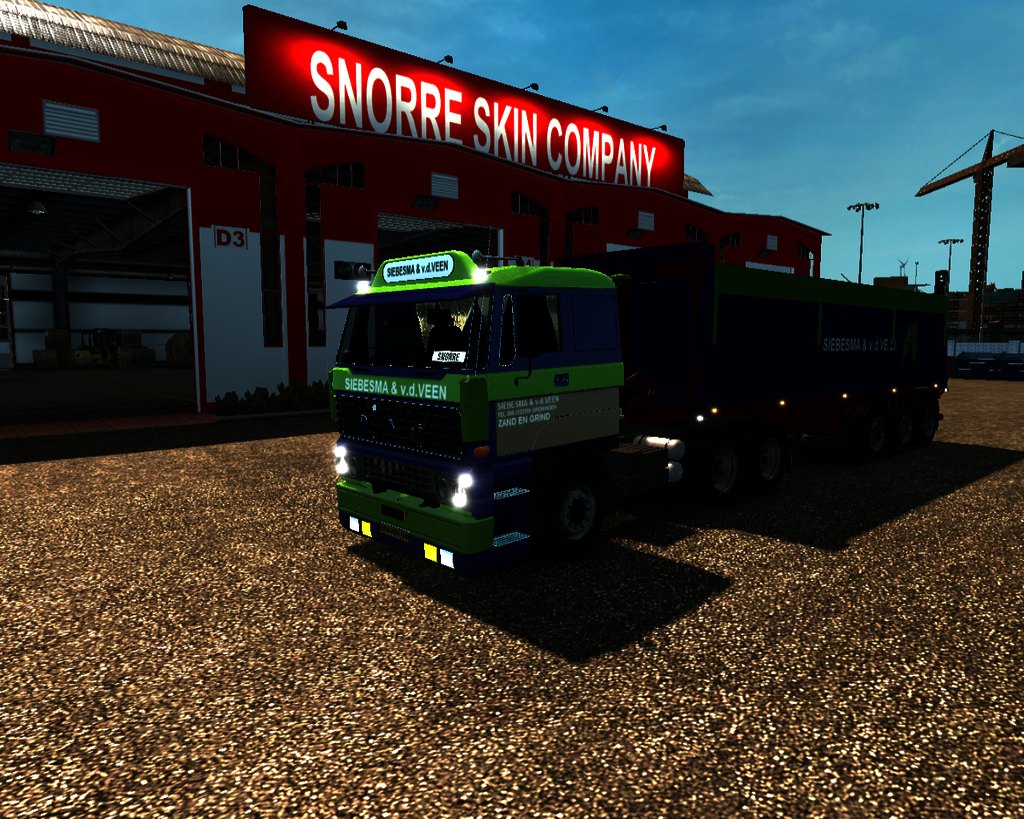 ets2 Daf 3300 ATI 6x4 + Bulthuis Kipper Siebesma & - prive skin ets2
