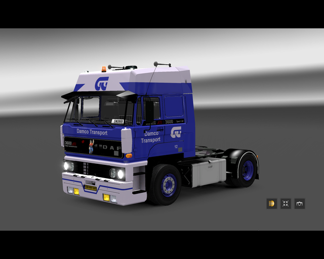 ets2 Daf 3600 Ati 4x2 Damco Transport Rotterdam  prive skin ets2