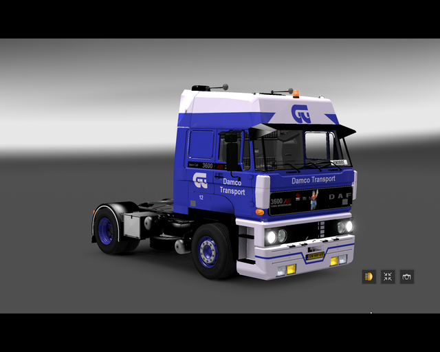 ets2 Daf 3600 Ati 4x2 Damco Transport Rotterdam 1 prive skin ets2