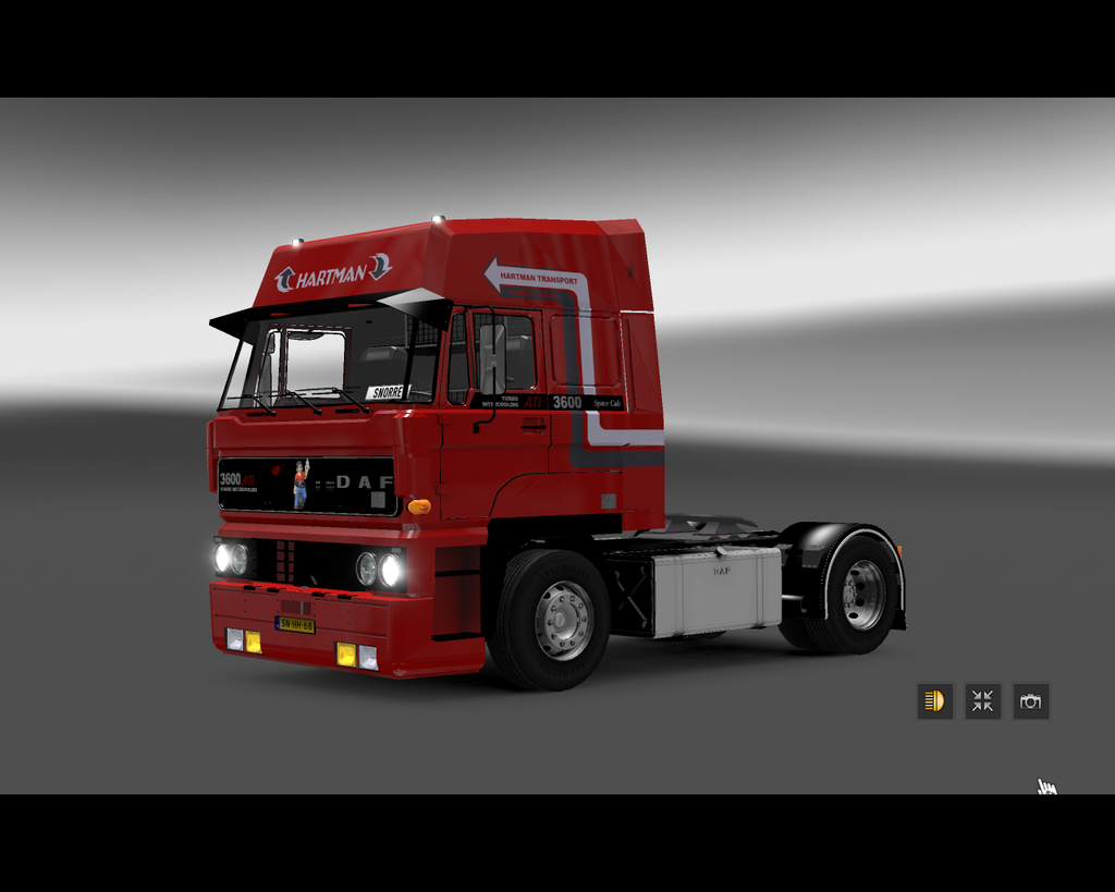 ets2 Daf 3600 Ati 4x2 Hartman Poeldijk Holland  - prive skin ets2