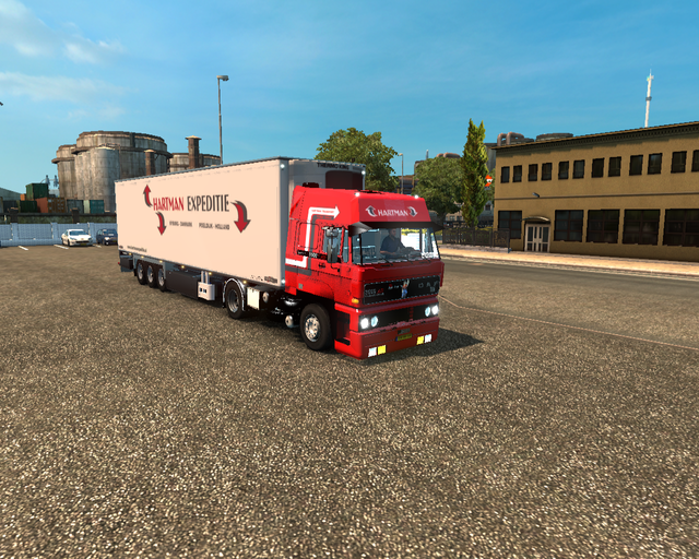 ets2 Daf 3600 Ati 4x2 + Chereau Coolliner Hartman  prive skin ets2