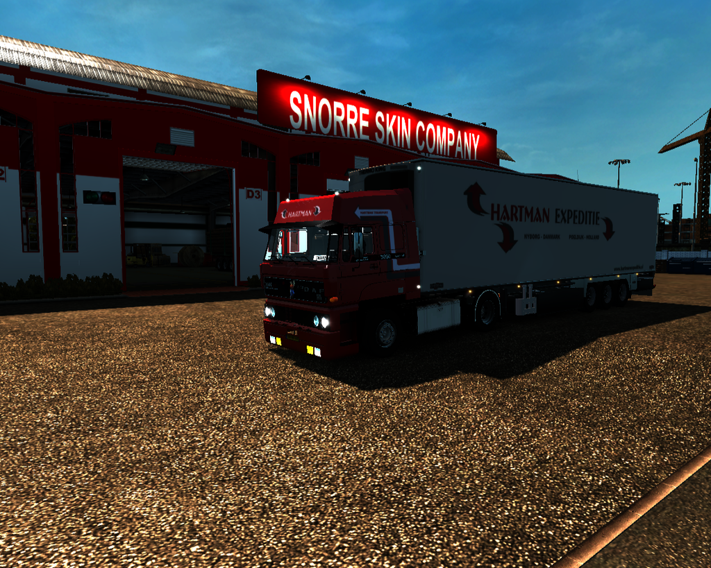 ets2 Daf 3600 Ati 4x2 + Chereau Coolliner Hartman  - prive skin ets2