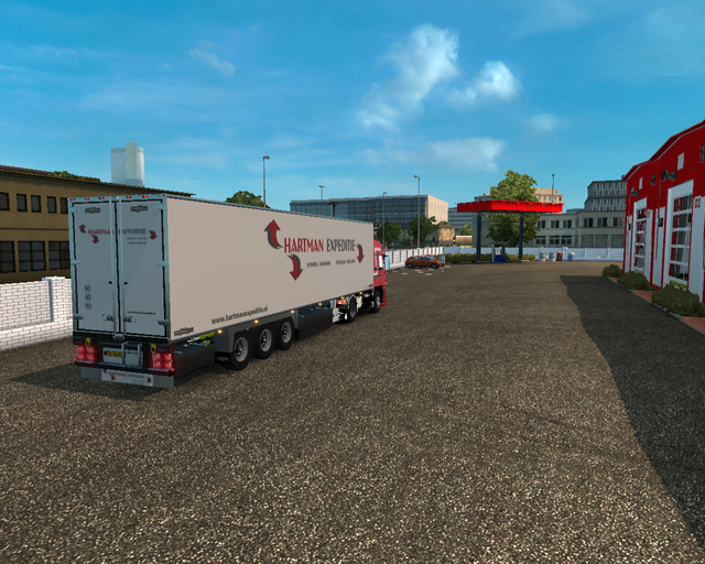 ets2 Daf 3600 Ati 4x2 + Chereau Coolliner Hartman  prive skin ets2