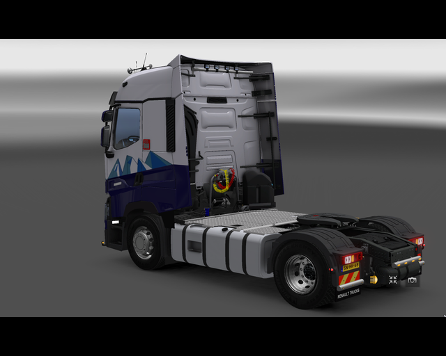 ets2 Renault T 4x2 Dasko koel en vriestransporten  prive skin ets2