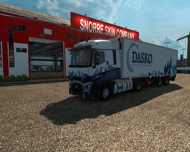 ets2 Renault T 4x2 Dasko + 2asser Krone koeltraile prive skin ets2