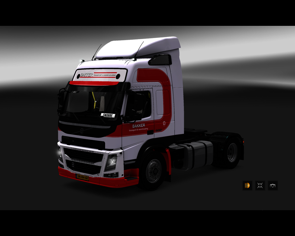 ets2 Volvo FM 2014 4x2 Bakker transport & warehous - prive skin ets2