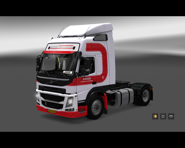 ets2 Volvo FM 2014 4x2 Bakker transport & warehous prive skin ets2