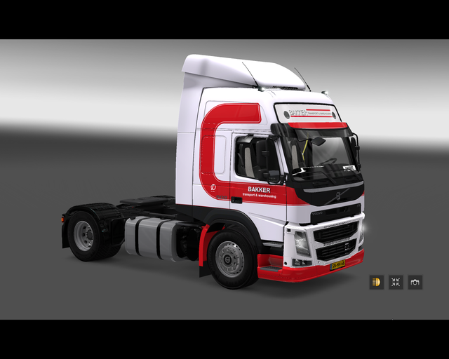 ets2 Volvo FM 2014 4x2 Bakker transport & warehous prive skin ets2