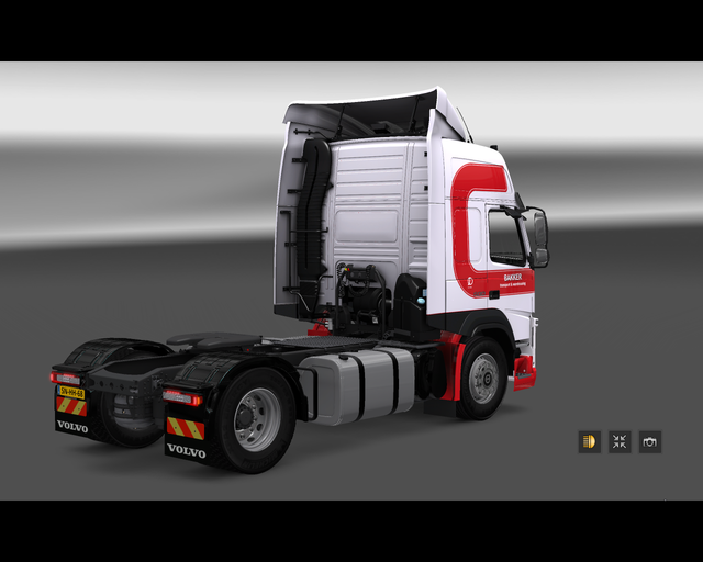 ets2 Volvo FM 2014 4x2 Bakker transport & warehous prive skin ets2