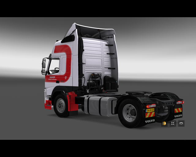 ets2 Volvo FM 2014 4x2 Bakker transport & warehous prive skin ets2