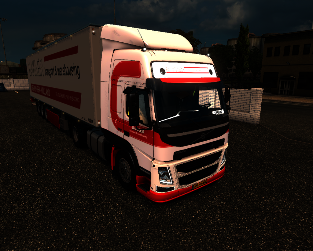 ets2 Volvo FM 2014 4x2 + Chereau coolliner Bakker  - prive skin ets2