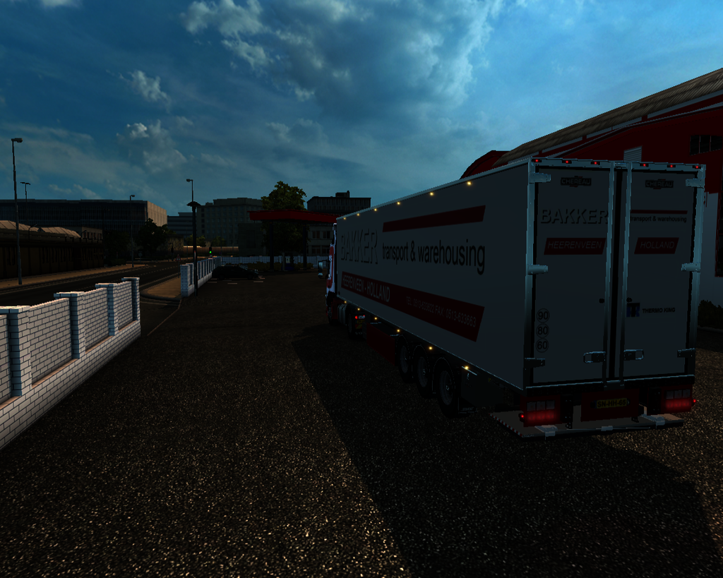 ets2 Volvo FM 2014 4x2 + Chereau coolliner Bakker  - prive skin ets2