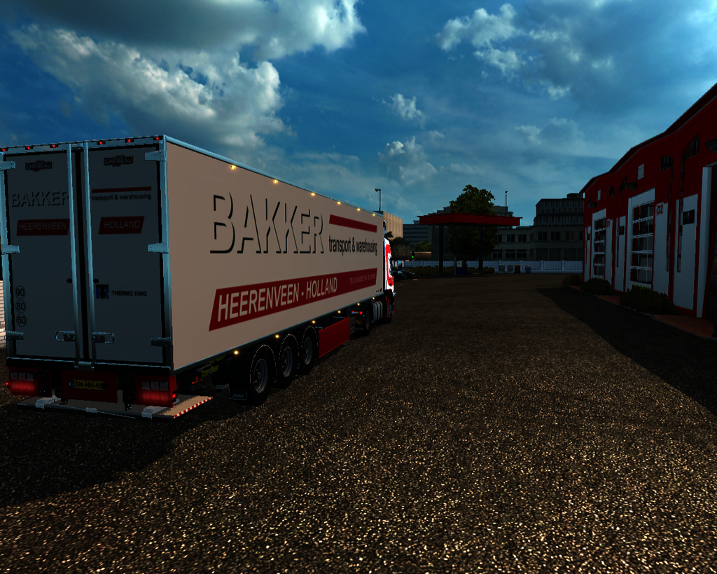 ets2 Volvo FM 2014 4x2 + Chereau coolliner Bakker  - prive skin ets2