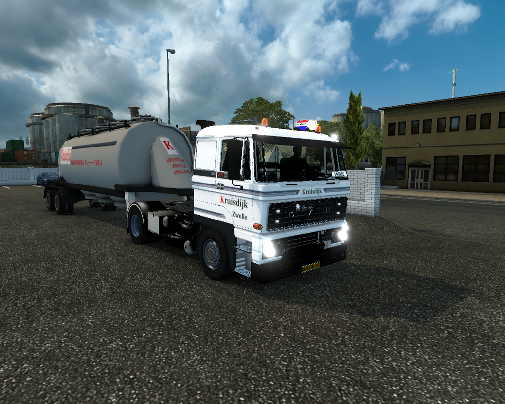 ets2 Daf 3600 Ati Turbo 4x2 + 2 asser Cement trail - prive skin ets2