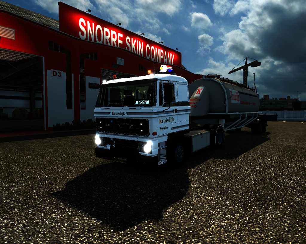 ets2 Daf 3600 Ati Turbo 4x2 + 2 asser Cement trail - prive skin ets2