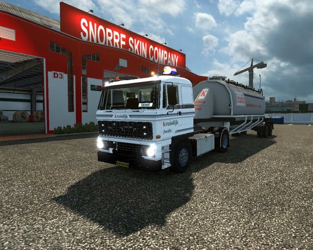 ets2 Daf 3600 Ati Turbo 4x2 + 2 asser Cement trail prive skin ets2