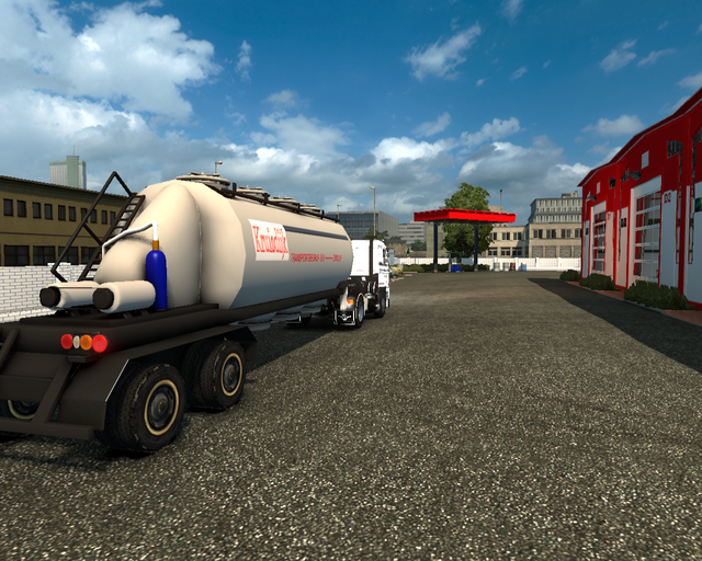 ets2 Daf 3600 Ati Turbo 4x2 + 2 asser Cement trail prive skin ets2