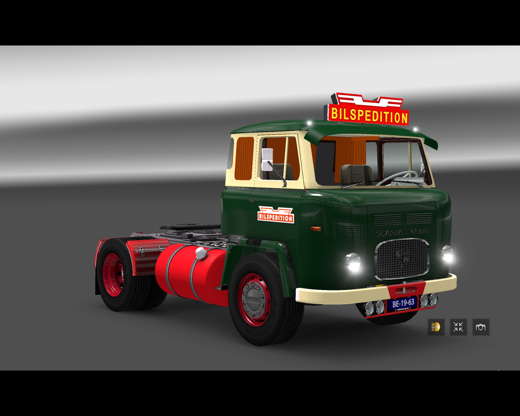 ets2 Scania LB76 (1963) 4x2 Bilspedition GÃ¶teburg - prive skin ets2