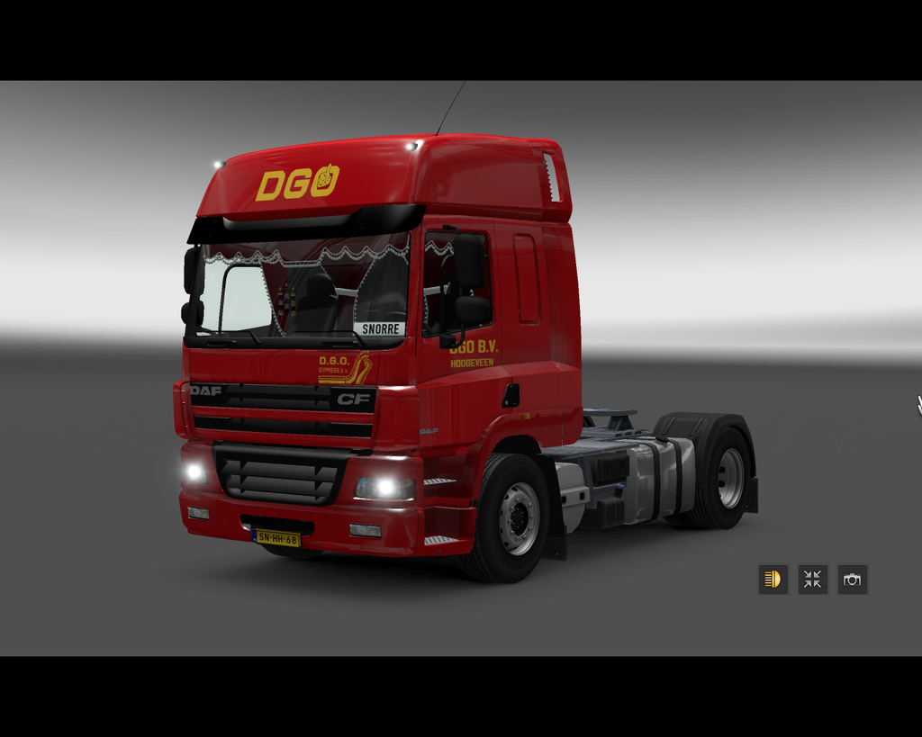 ets2 Daf CF 4x2 D.G.O. Express b.v - prive skin ets2
