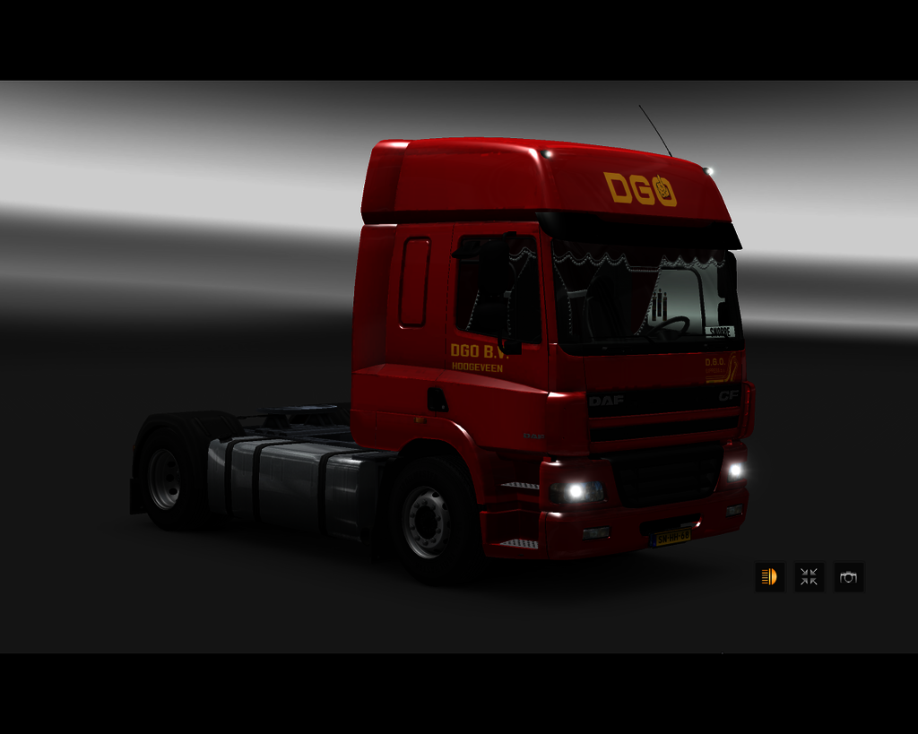 ets2 Daf CF 4x2 D.G.O. Express b.v - prive skin ets2