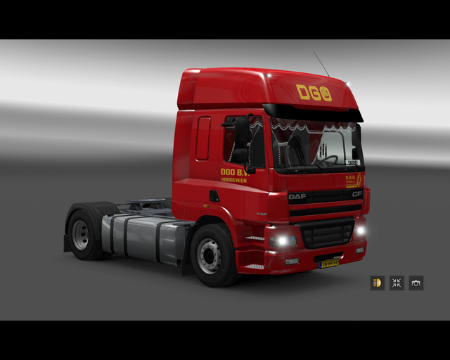 ets2 Daf CF 4x2 D.G.O. Express b.v prive skin ets2