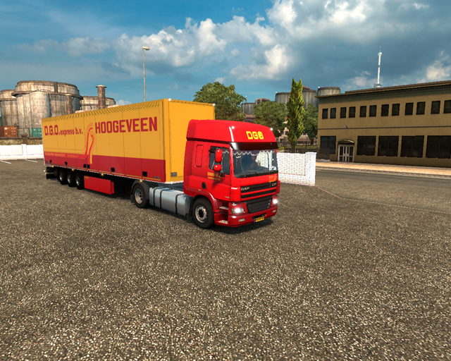 ets2 Daf CF 4x2 + Schmitz zonder koeler D.G.O prive skin ets2