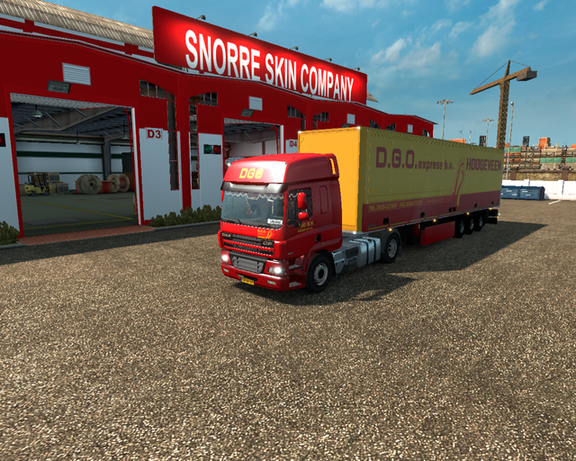 ets2 Daf CF 4x2 + Schmitz zonder koeler D.G.O prive skin ets2