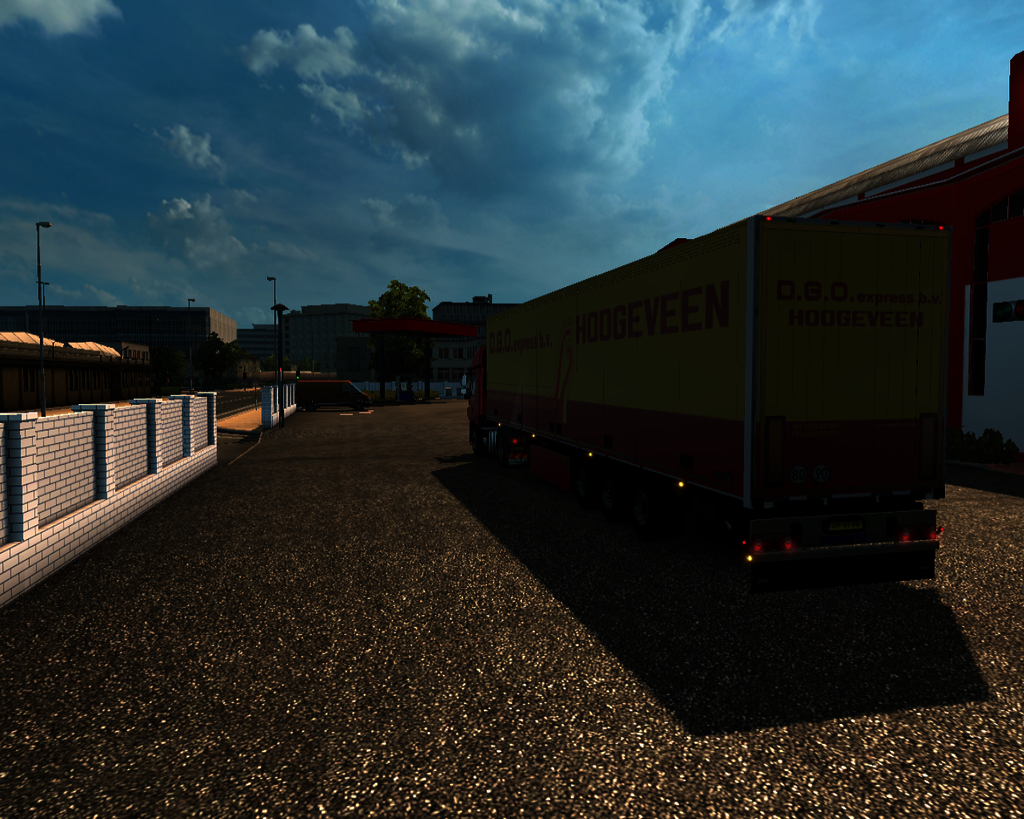 ets2 Daf CF 4x2 + Schmitz zonder koeler D.G.O - prive skin ets2